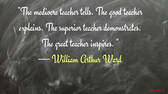 william arthur ward quote on teaching